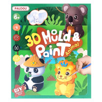 Набор для творчества Гипсовая раскраска "Animal" S138-32 гипс, формы, краски(S138-32)