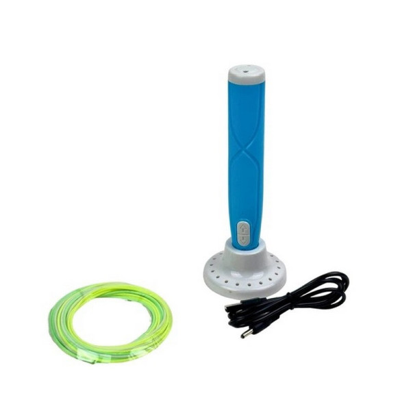 Набор для творчества 3D ручка AK 0011(Blue) 17 см, 9 трафаретов (AK 0011(Blue))
