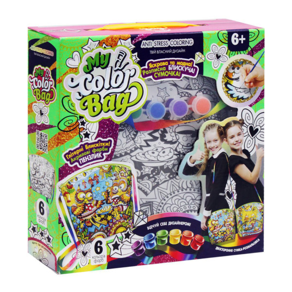 Комплект для творчості "My Color Bag" mCOB-01-01-05U Укр  Сови 2 (mCOB-01-04U)