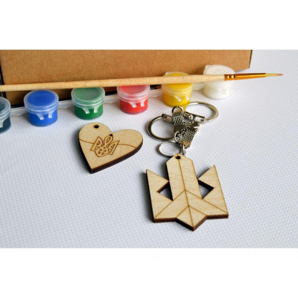 Набір дитячої творчості Розпис по дереву "Брелоки" РД-014 (РД-014)