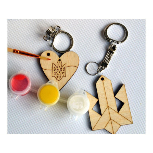Набір дитячої творчості Розпис по дереву "Брелоки" РД-014 (РД-014)