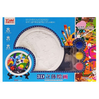 Набір для творчості Гіпсова розмальовка "Комахи" KG8126-3 тарілка 11,5 см, на підставці (KG8126-3)