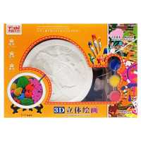 Набір для творчості Гіпсова розмальовка "Вертоліт" KG8125-2 тарілка 11,5 см, на підставці (KG8125-2)