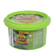 Набор креативного творчества "Stretch Sand"  STS-02-01U 400 гр Зеленый(STS-02-01U(G))