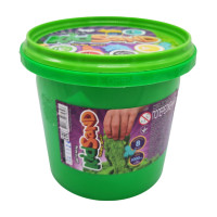 Набір креативної творчості "Кінетичний пісок" KidSand" KS-01-01 відро 1000г (KS-01-01(Green))