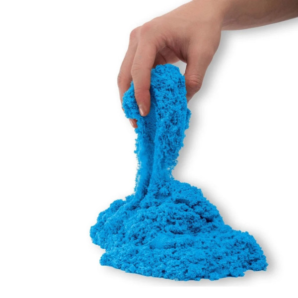 Пісок для дитячої творчості "COLOUR" Kinetic Sand 71453B, синій 907 г (71453B)