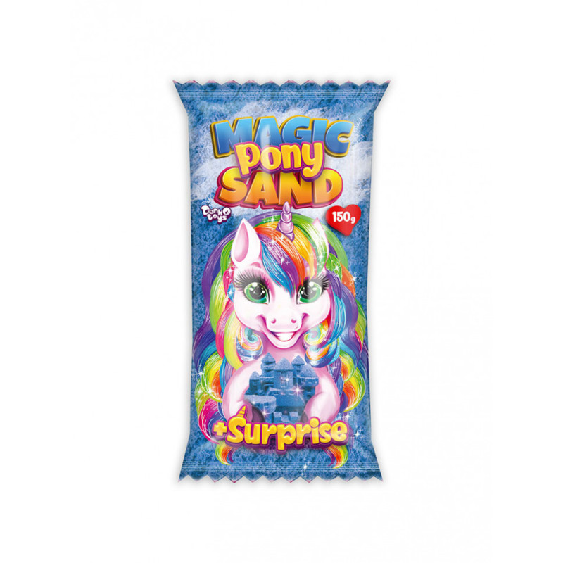 Набор для творчества "Кинетический песок "Magic Pony Sand" MPS-01, 150 грамм