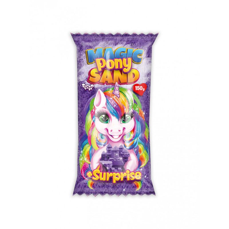 Набір для творчості "Кінетичний пісок "Magic Pony Sand" MPS-01-01, 150 г