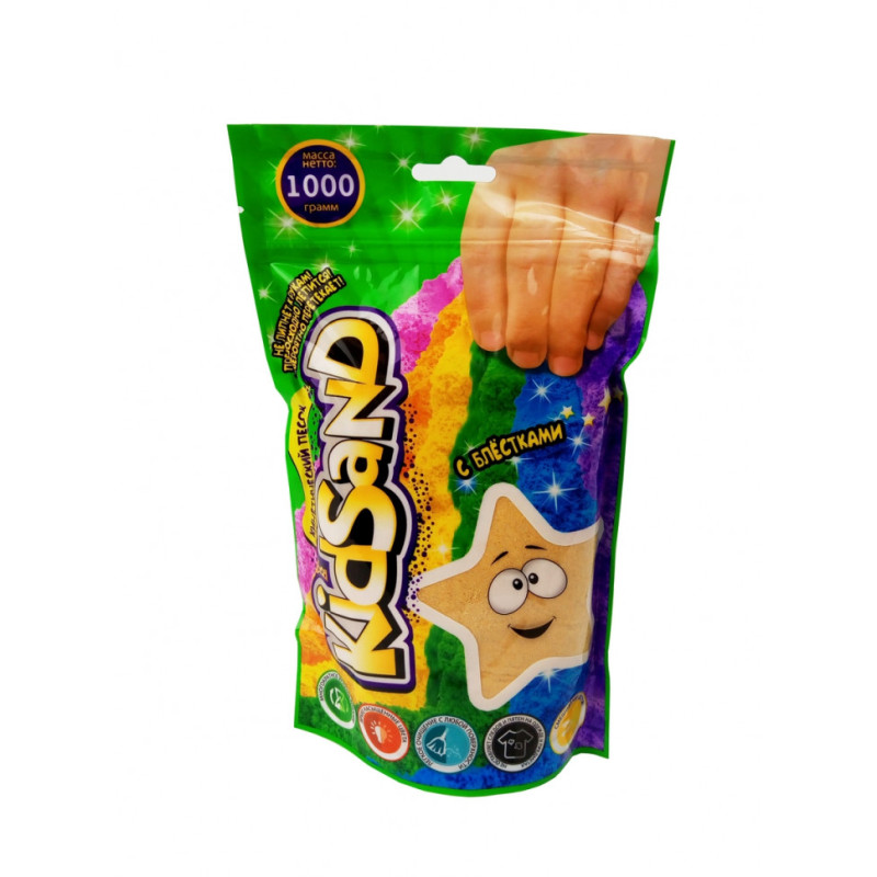 Кинетический песок KidSand 7807DT( KS-03-01) , пакет 1000г