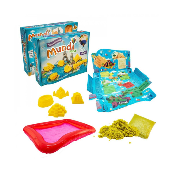 Набор для творчества "Mundi sand" Strateg 39000, 9 формочек(39000)