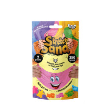 Набор креативного творчества "Stretch Sand" STS-04-02U пакет 350 гр Розовый(STS-04-02U(Pink))