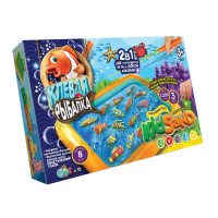 Набір креативної творчості "Кінетичний пісок: Кльова риболовля" KIDSAND KRKS-01-01U 2в1 (KRKS-01-01U)