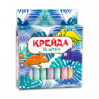 Крейда "Маленький круглий" 50107, 18 штук, різнокольорова (50107)