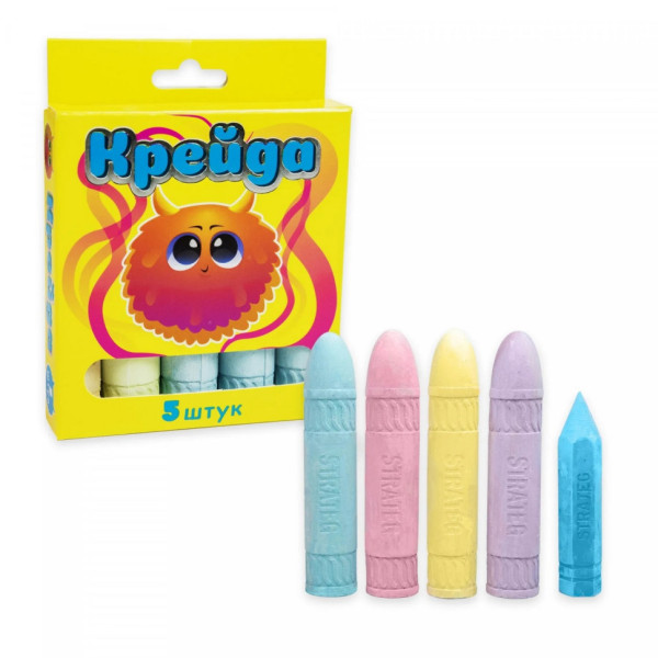 Мелки "Шар" 50117, 5 штук, разноцветные(50117)