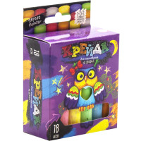 Мел для рисования на асфальте" тонкий 18 шт Укр MEL-02-04U(MEL-02-04U)