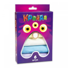 Дитячий набір Крейда Велика кругла Strateg 50102 різнокольорова 6 шт (50102)