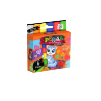 Маленький мел для рисования на асфальте MEL-02-01, 6 шт(MEL-02-01U)