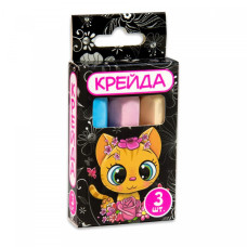 Детский Мел Карандаш Strateg 50110 разноцветный 3 шт(50110)