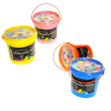 Набор цветных мелков для асфальта КRD-01-01U в ведре 16 шт(КRD-01-01U)