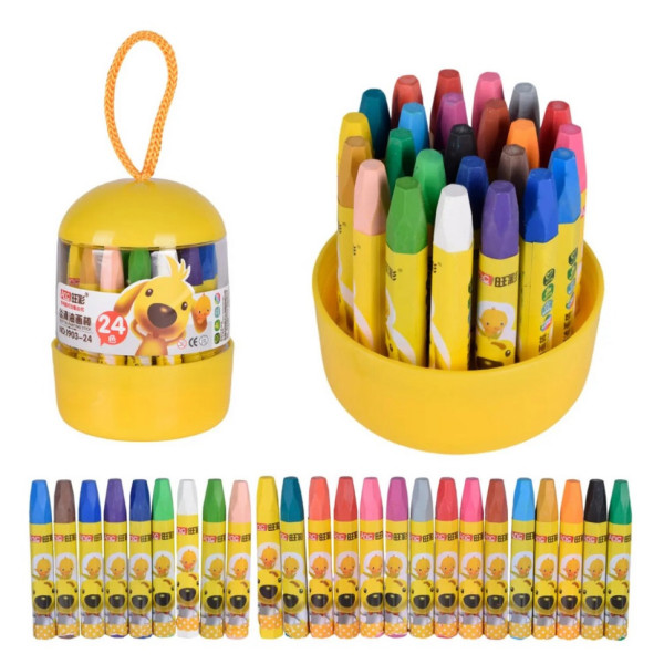 Набір дитячої воскової крейди CE150409 у наборі 24 кольора (CE150409)