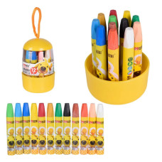 Набір дитячої воскової крейди CE150407 у наборі 12 кольорів (CE150407)