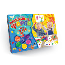 Дитячі пальчикові фарби моя перша творчі сть 6819dt, 7 кольорів в наборі (PK-01-02)