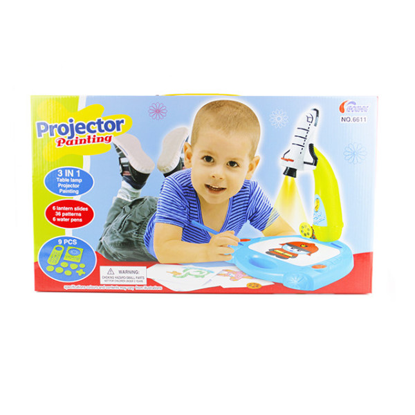 Дитячий проектор для малювання Ракета 6611, 36 патернів (6611 Proekt)