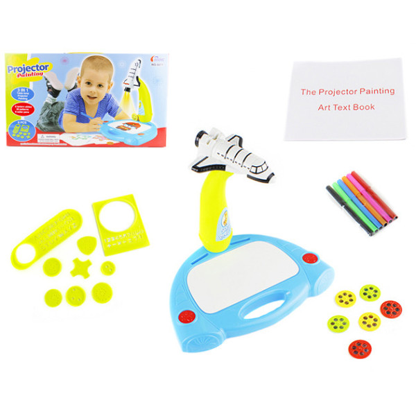 Дитячий проектор для малювання Ракета 6611, 36 патернів (6611 Proekt)