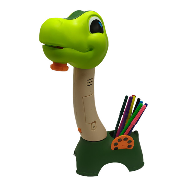 Проектор для рисования SE-123, 18 предметов, динозавр, слайды, маркеры Вид 2(SE-123(Light Green))