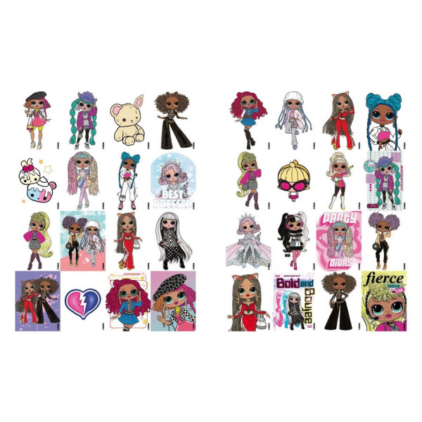 Розмальовка зі стікерами "BB Nation SWAG" LCB35, 16 сторінок (LCB35)