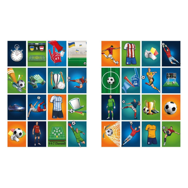 Розмальовка зі стікерами "Футбол" ©art_selena_ua CB32, 16 сторінок (CB32)