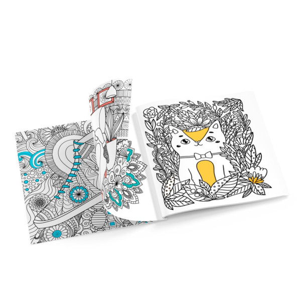 Розмальовка антистрес "Color & relax pastel" РМ-67-2, 24 сторінки (РМ-67-02)