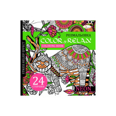 Раскраска антистресс "Color & relax neon" РМ-67-1, 24 страницы(РМ-67-01)
