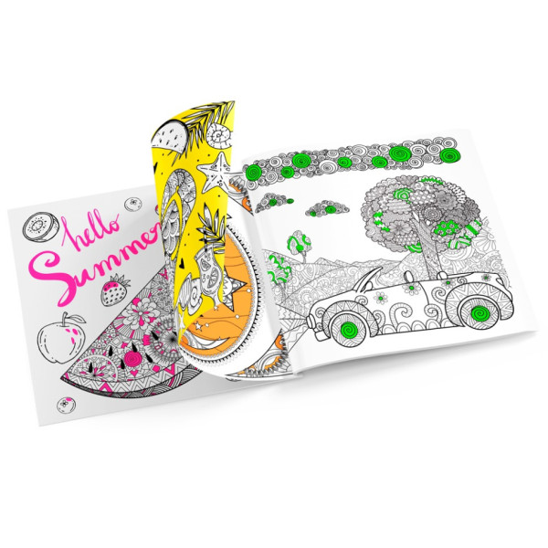 Раскраска антистресс "Color & relax neon" РМ-67-1, 24 страницы(РМ-67-01)