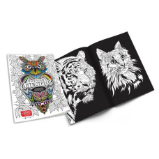 Раскраски Антистресс "Сова" RA-02-01U без фломастеров(RA-02-01U)