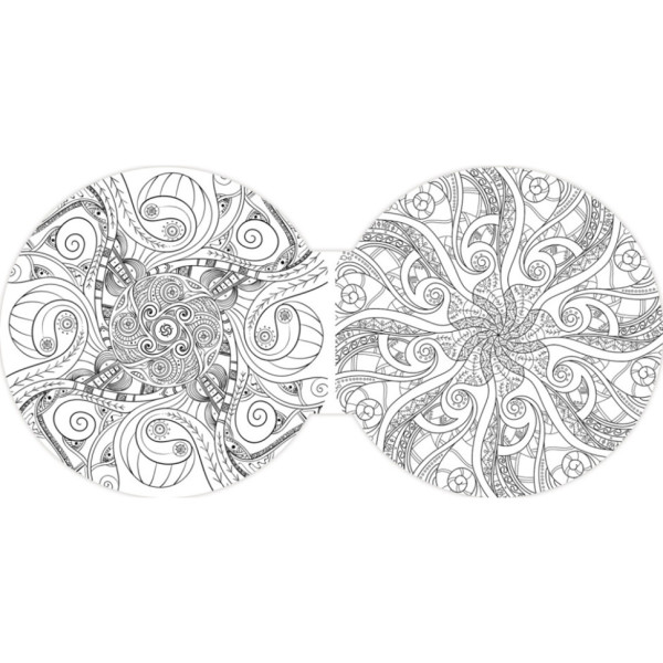 Розмальовка дитяча Мавка "Кольорове коло Вода" 1842001 Синя (1842001)