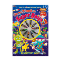 Набор для рисования с восковыми карандашами НТ-06 На Планете Супер-Парней(НТ-06-03)