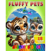 Розмальовка для дітей Fluffy Pets А05122410 формат А4 (А05122410)