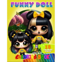 Розмальовка для дітей Funny Doll А05122405 формат А4 (А05122405)