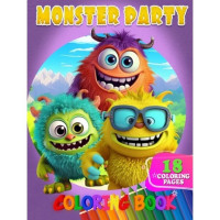 Розмальовка для дітей Monster Party А05122406 формат А4 (А05122406)