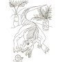 Дитяча книга розмальовок: Динозаври 670016 укр. мовою