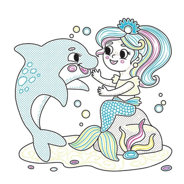 Детская книга-раскраска "В сказке" 1806011, 12 страниц(1806011)