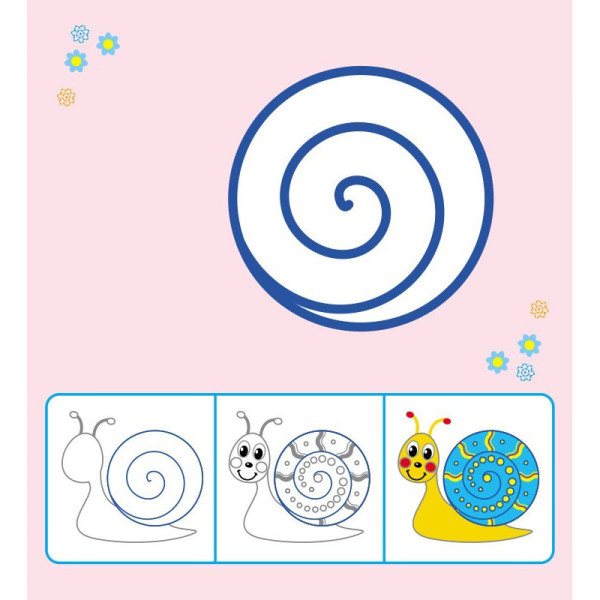 Детская многоразовая раскраска «Чудо-фигурки» 559006, 5 страниц(559006)