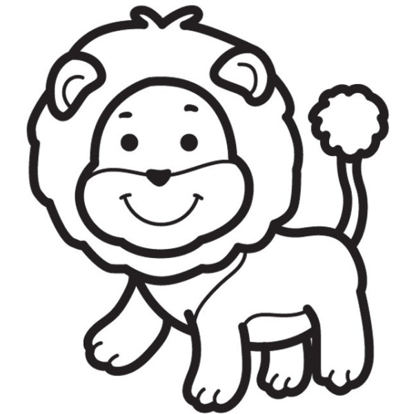 Дитяча книга-розмальовка для малюків "Джунлі" 403167 широкий контур