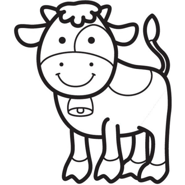 Дитяча книга-розмальовка для малюків "Ферма" 403174 широкий контур