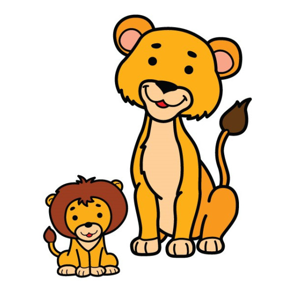 Дитяча книга-розмальовка для малюків "Мавпа" 403143 широкий контур