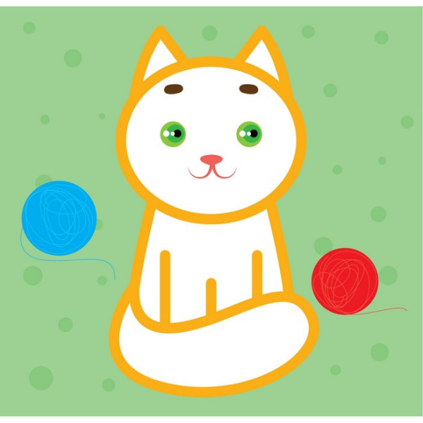 Дитяча розмальовка з кольоровим контуром "Вірні друзі" 403594, 8 сторінок