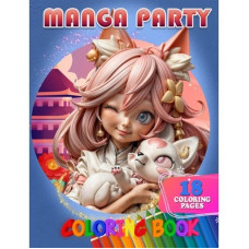 Розмальовка для дітей Manga Party А05122412 формат А4 (А05122412)