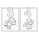 Раскраска детская Раскрась цифры КЕНГУРУ 1489005 для самых маленьких(1489005)