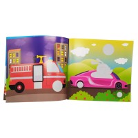 Книга разрисовка для малышей "Транспорт" Книжковий хмарочос 400616